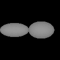 Model of contact binary 2001 QG298.