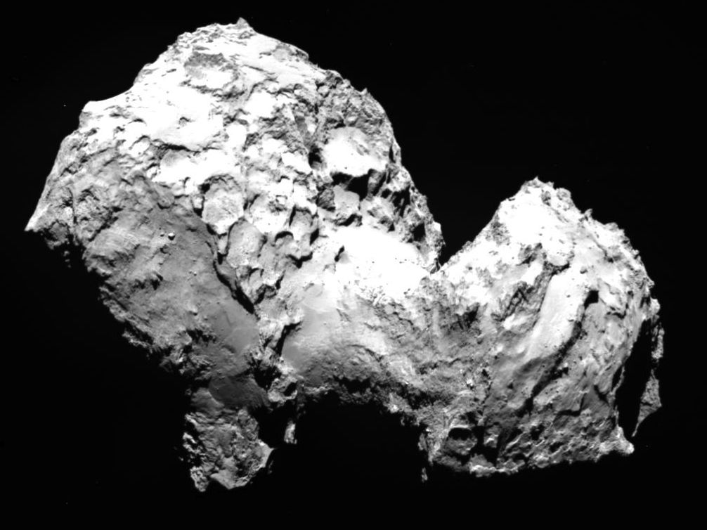 Comet 67P. Credit: ESA/Rosetta/MPS for OSIRIS Team MPS/UPD/LAM/IAA/SSO/INTA/UPM/DASP/IDA